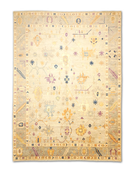 Oushak NJ2802 - 9.8 x 13.5