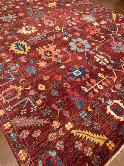 Oushak NJ2814 - 10 x 13.6