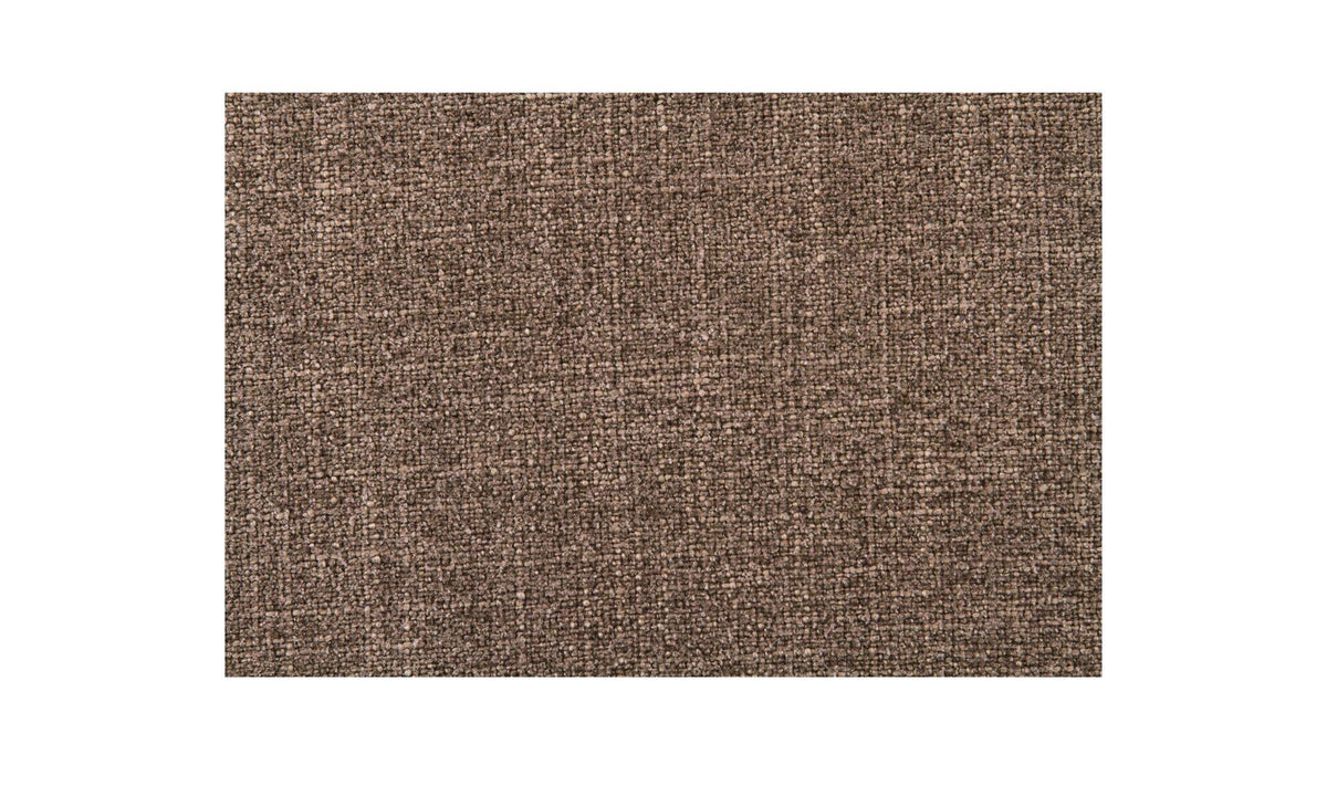 35" Dark Brown Upholstered Slipper Chair