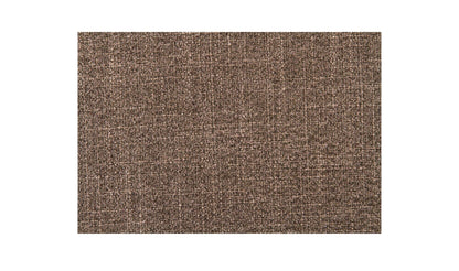 35" Dark Brown Upholstered Slipper Chair
