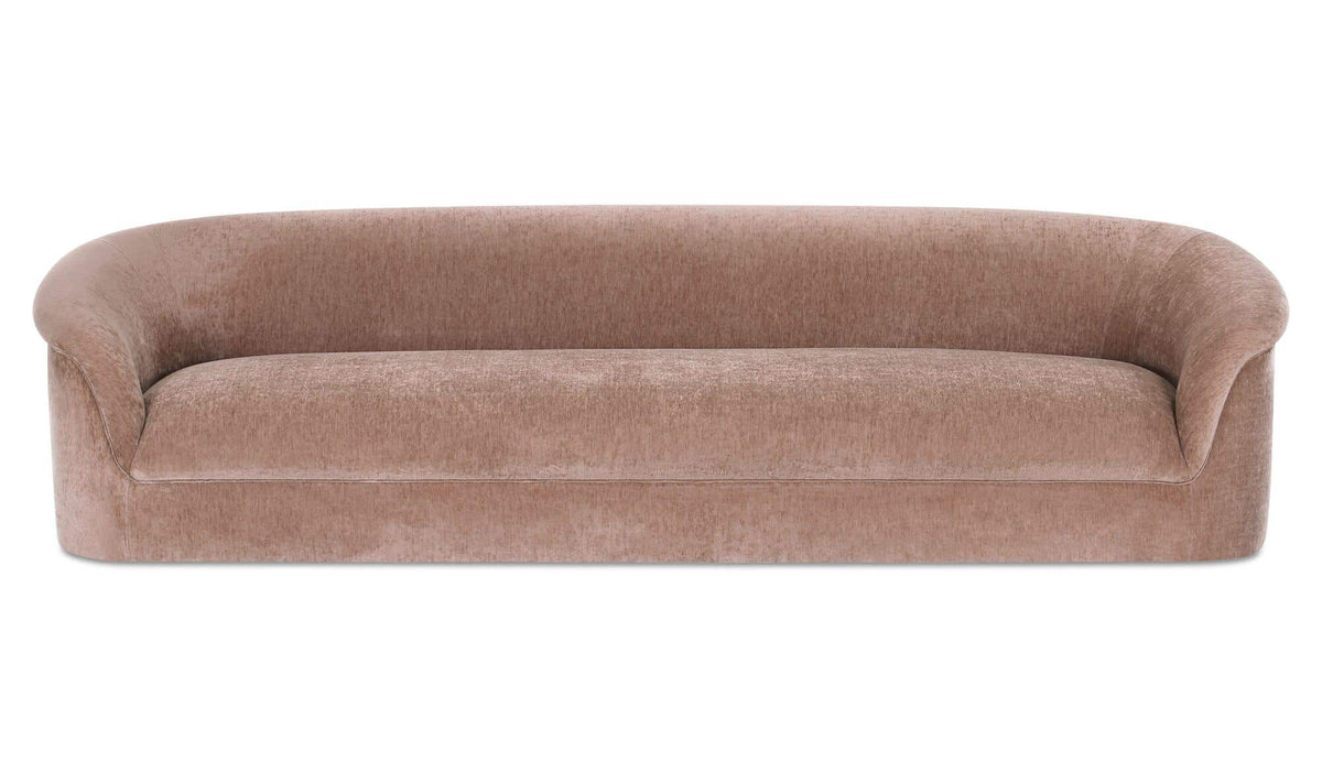 109" Blush Upholstered Sofa
