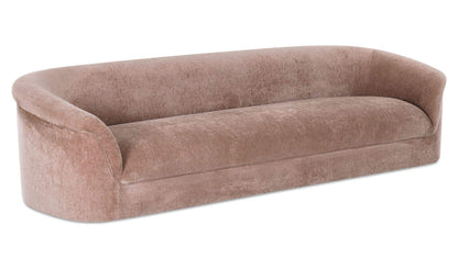 109" Blush Upholstered Sofa