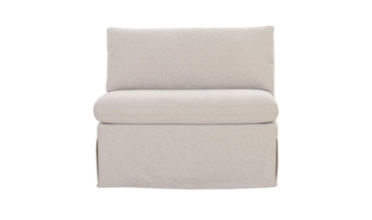 39" Beige Upholstered Accent Chair