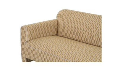 90" Chartreuse Upholstered Sofa