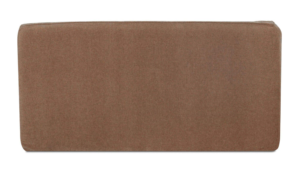59.8" Mocha Upholstered Left Facing Left Arm Facing Chair