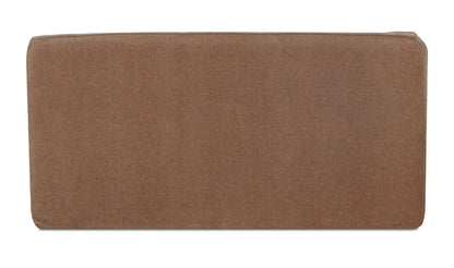 59.8" Mocha Upholstered Left Facing Left Arm Facing Chair