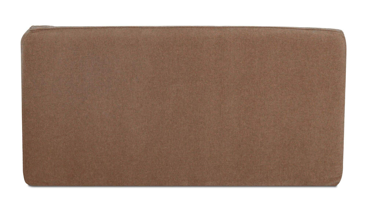 59.8" Mocha Upholstered Right Facing Right Arm Facing Chair
