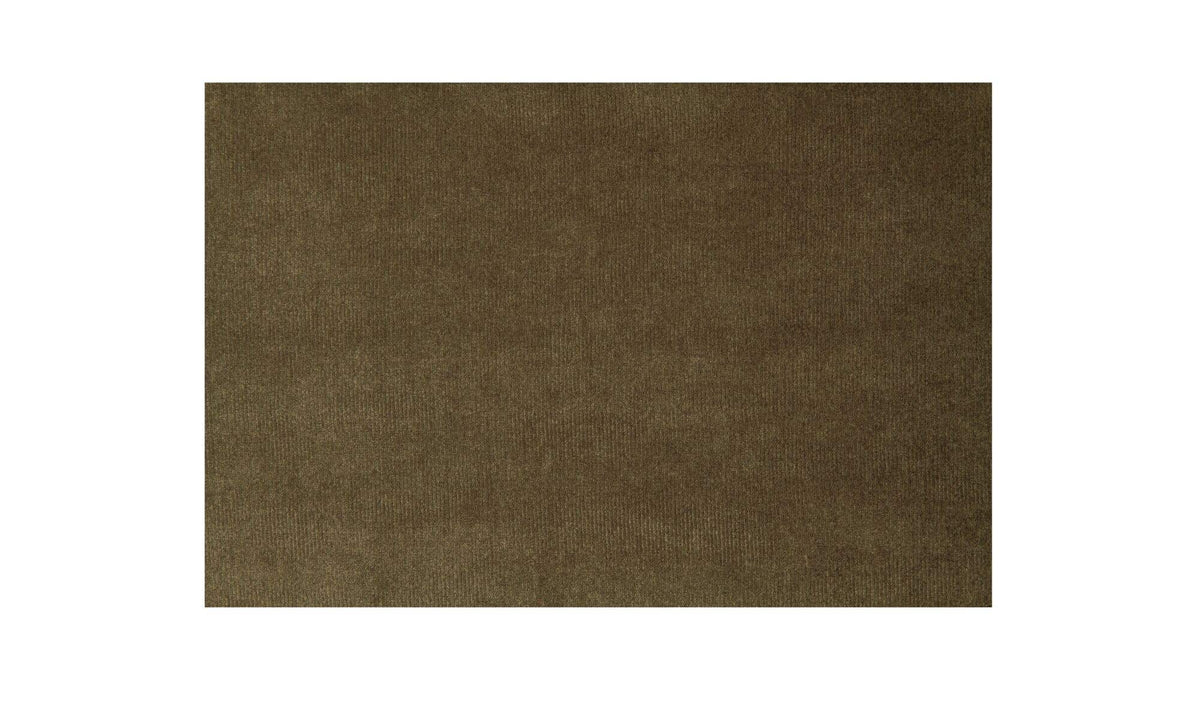 84.8" Dark Green Faux Mohair Upholstered Sofa