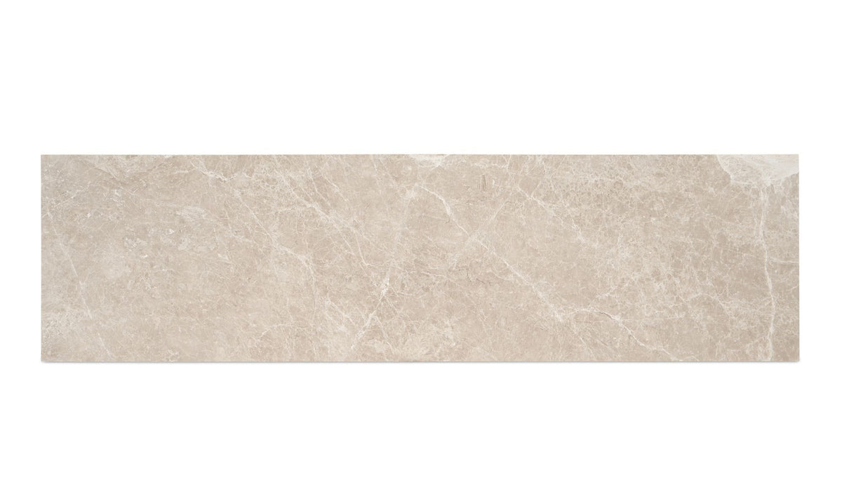 60.25" Botticino Marble Console Table