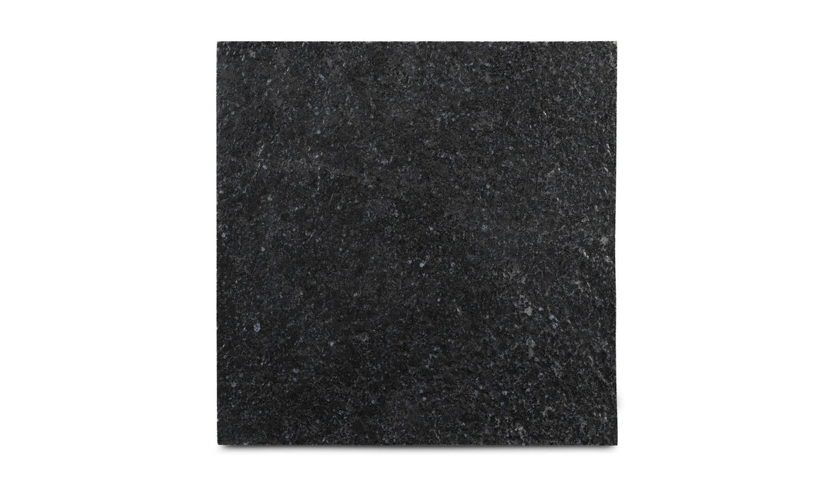 25" Black Granite Side Table