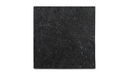 25" Black Granite Side Table