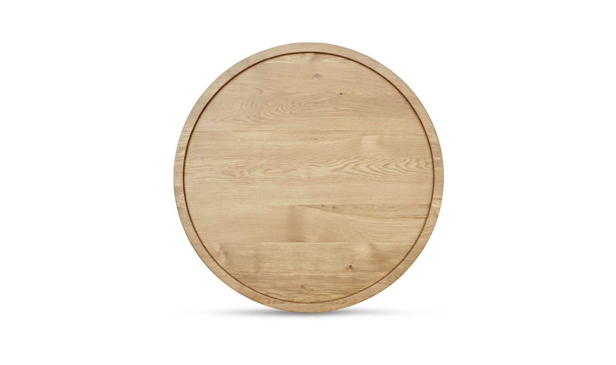 38" Natural Solid Oak Coffee Table