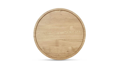 38" Natural Solid Oak Coffee Table