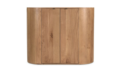 40" Natural Solid Oak Cabinet
