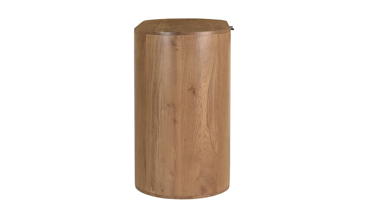 40" Natural Solid Oak Cabinet