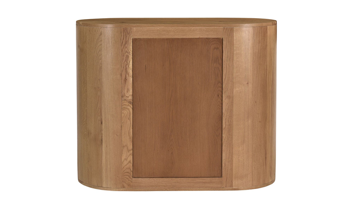 40" Natural Solid Oak Cabinet