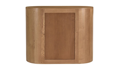 40" Natural Solid Oak Cabinet