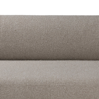 94" Pewter Boucle Upholstered Sofa