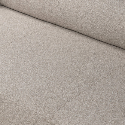 94" Pewter Boucle Upholstered Sofa