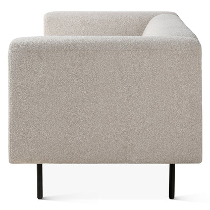 94" Cream Boucle Tufted Upholstered Sofa