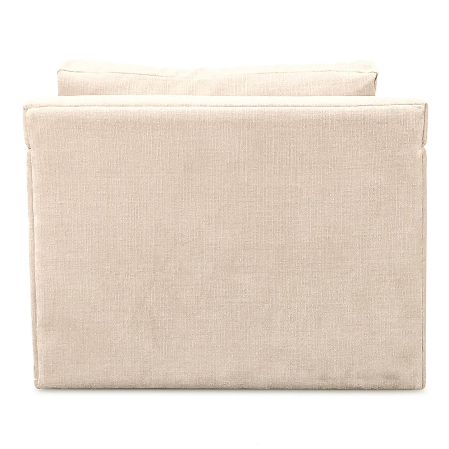 40" Oat Chenille Upholstered Accent Chair
