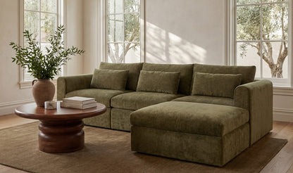 33.46" Dark Green Upholstered Slipper Chair