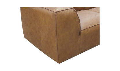 112" Sonoran Tan Leather Modular Sectional