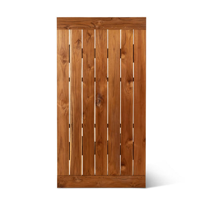 65" Natural Teak Patio Dining Table