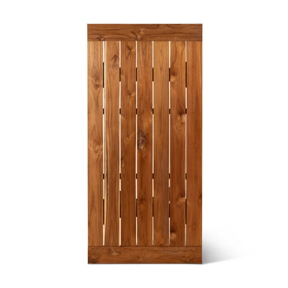 80" Natural Teak Patio Dining Table