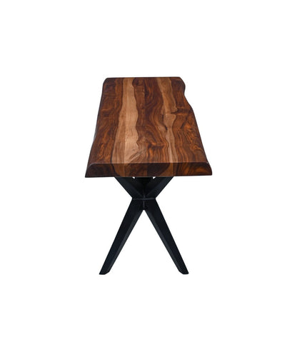 68" Natural Sheesham Wood Dining Bench