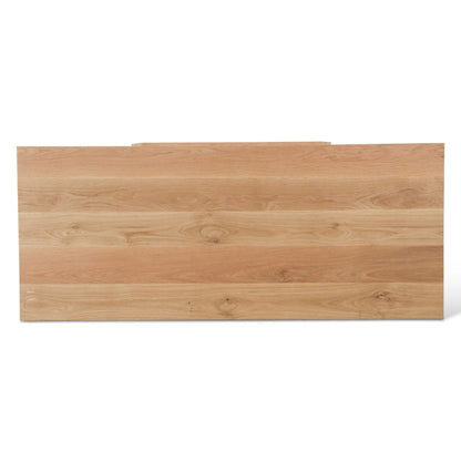 58" Natural Oak Wood Coffee Table