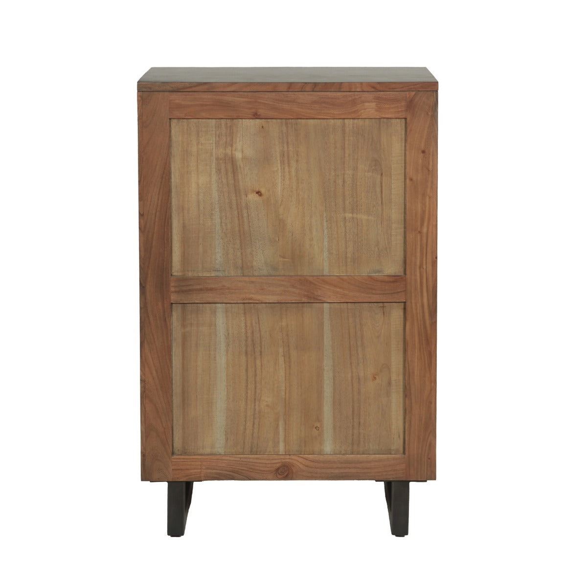 34" Smoked Acacia Wood Chest
