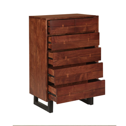 34" Walnut Wood Chest