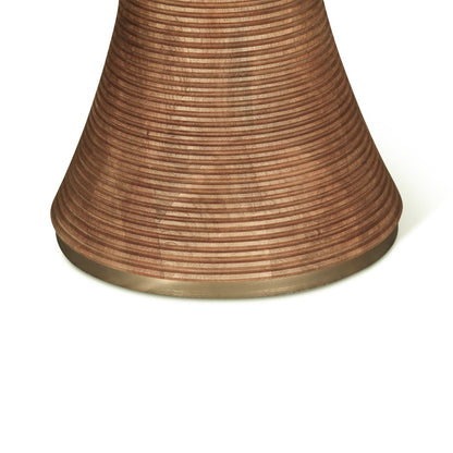 54" Natural Brown Mango Wood Round Table