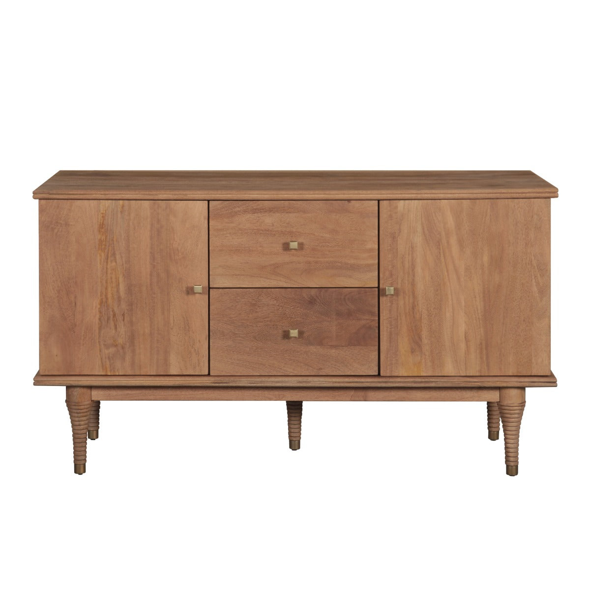 55" Natural Brown Mango Wood Sideboard