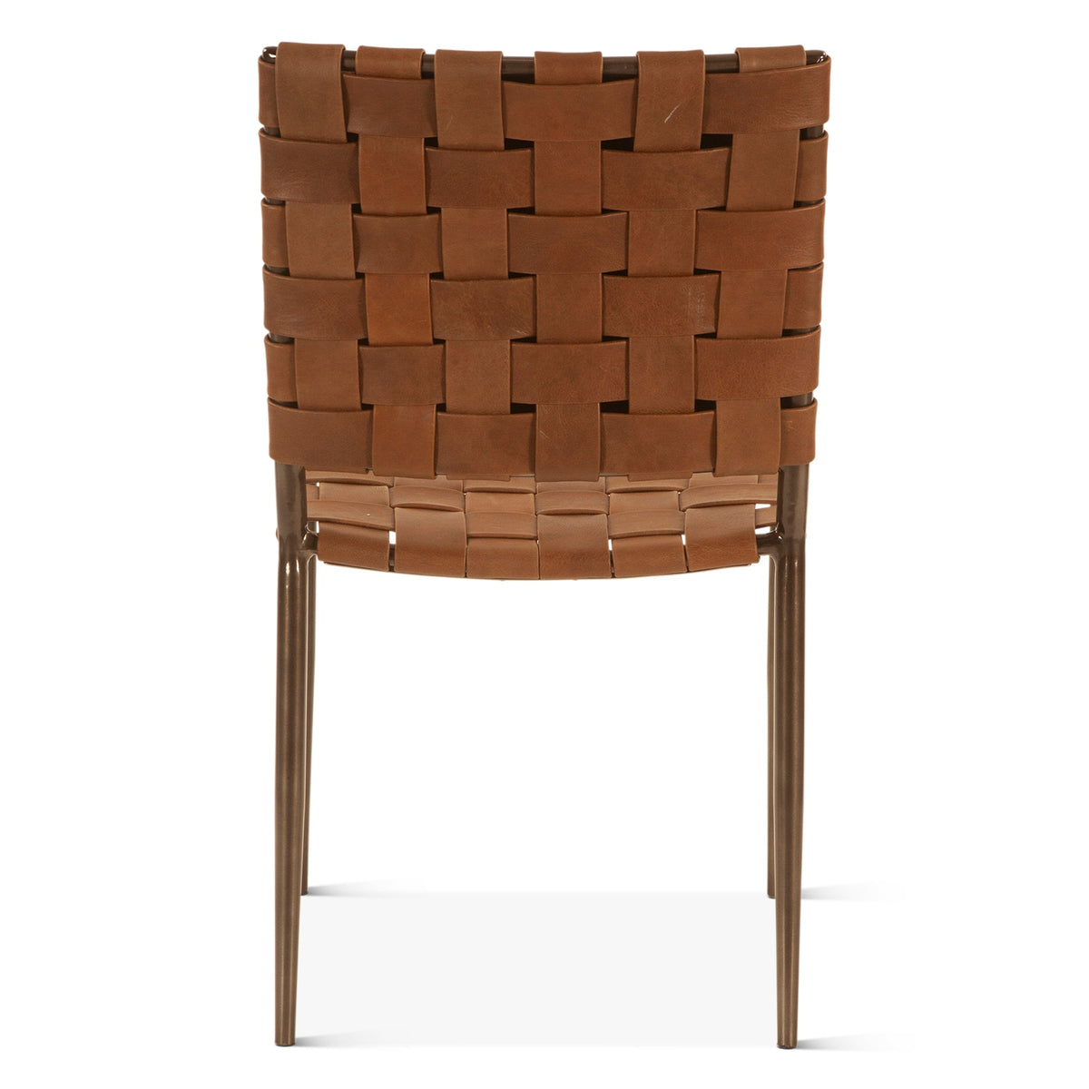 18" Dining Chair in Tobacco Buffalo Leather
