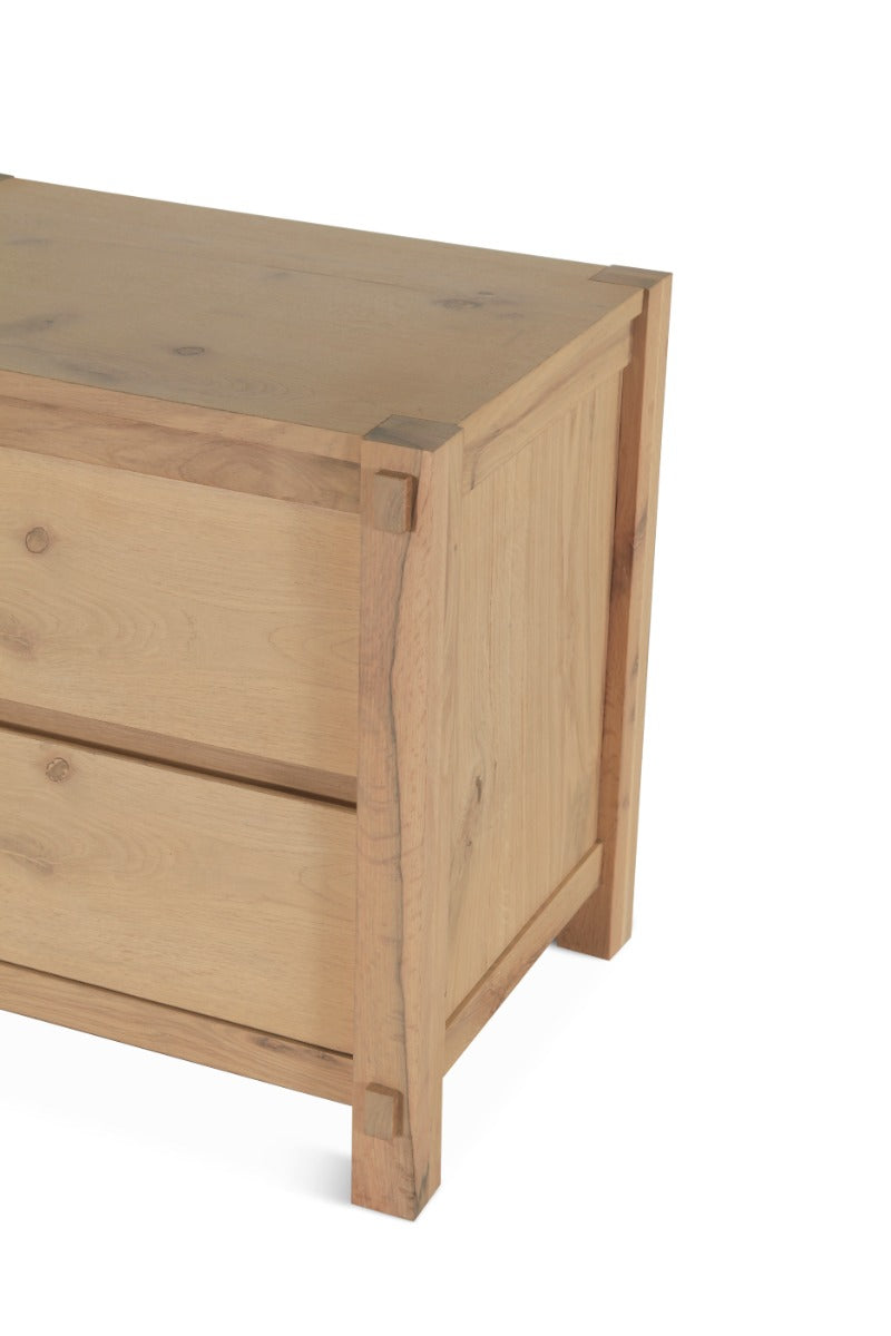 26" Distressed Oak Nightstand