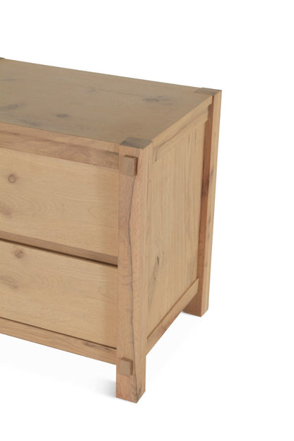 26" Distressed Oak Nightstand