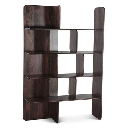 47" Dark Sienna Mango Wood Bookshelf
