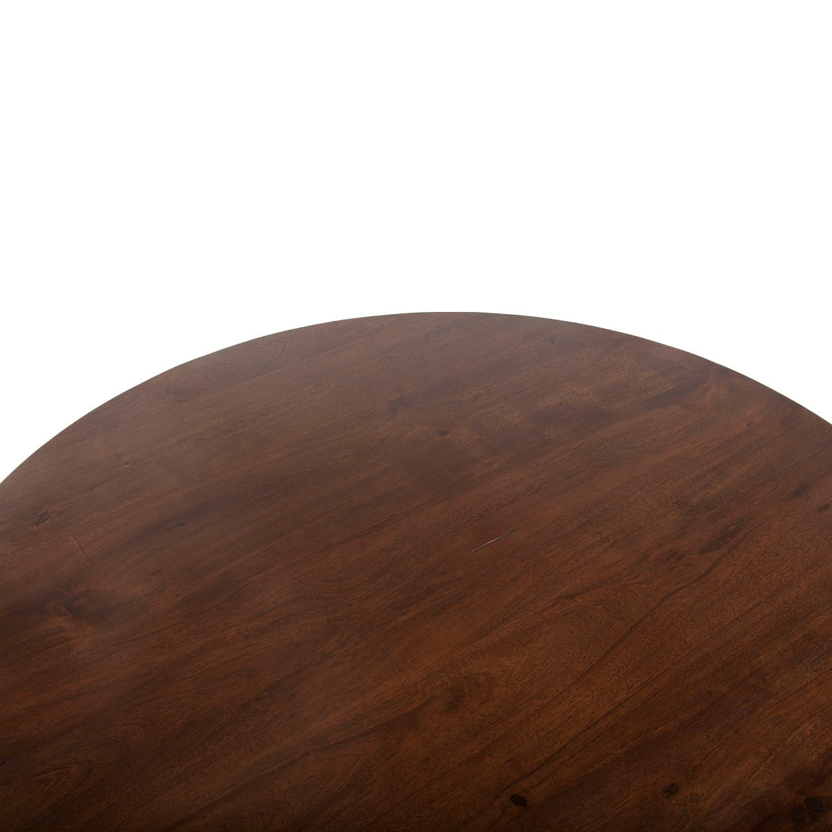 40" Walnut Acacia Wood Round Table