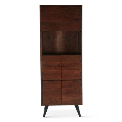 28" Walnut Bar Cabinet