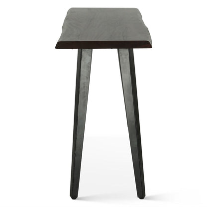 54" Walnut Acacia Wood Console Table