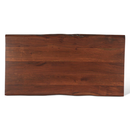 50" Walnut Acacia Wood Coffee Table