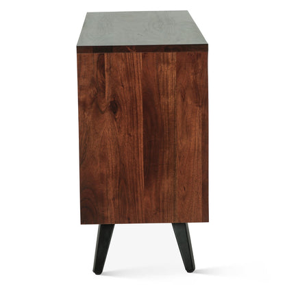 54" Walnut Acacia Wood Sideboard
