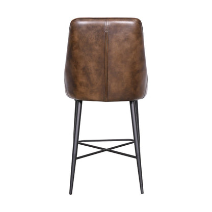21" Counter Chair in Antique Whiskey Leather