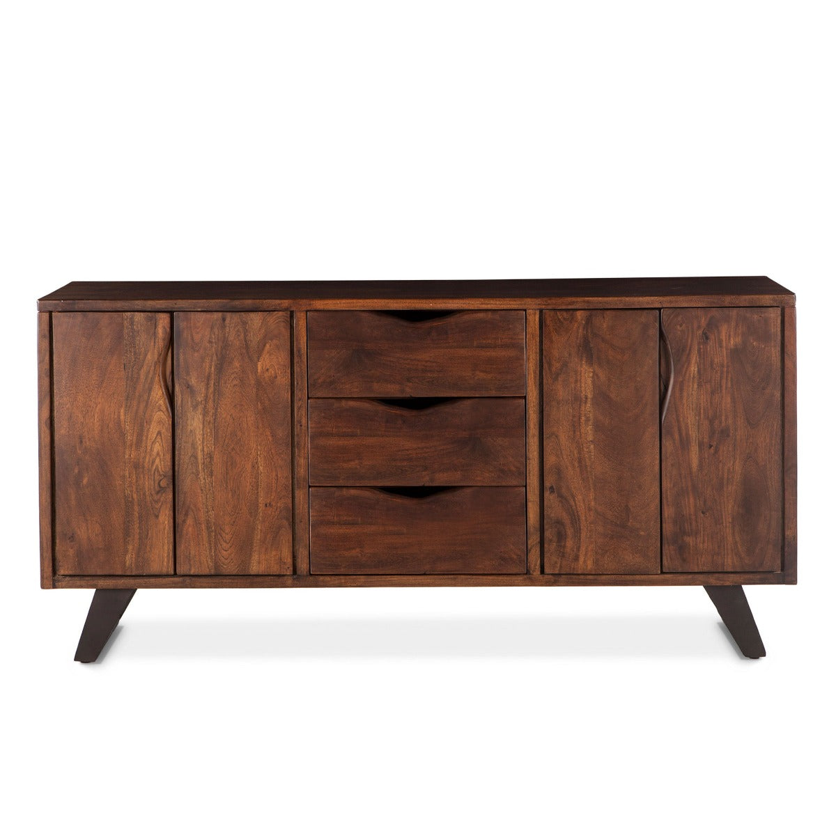 68" Walnut Acacia Wood Sideboard