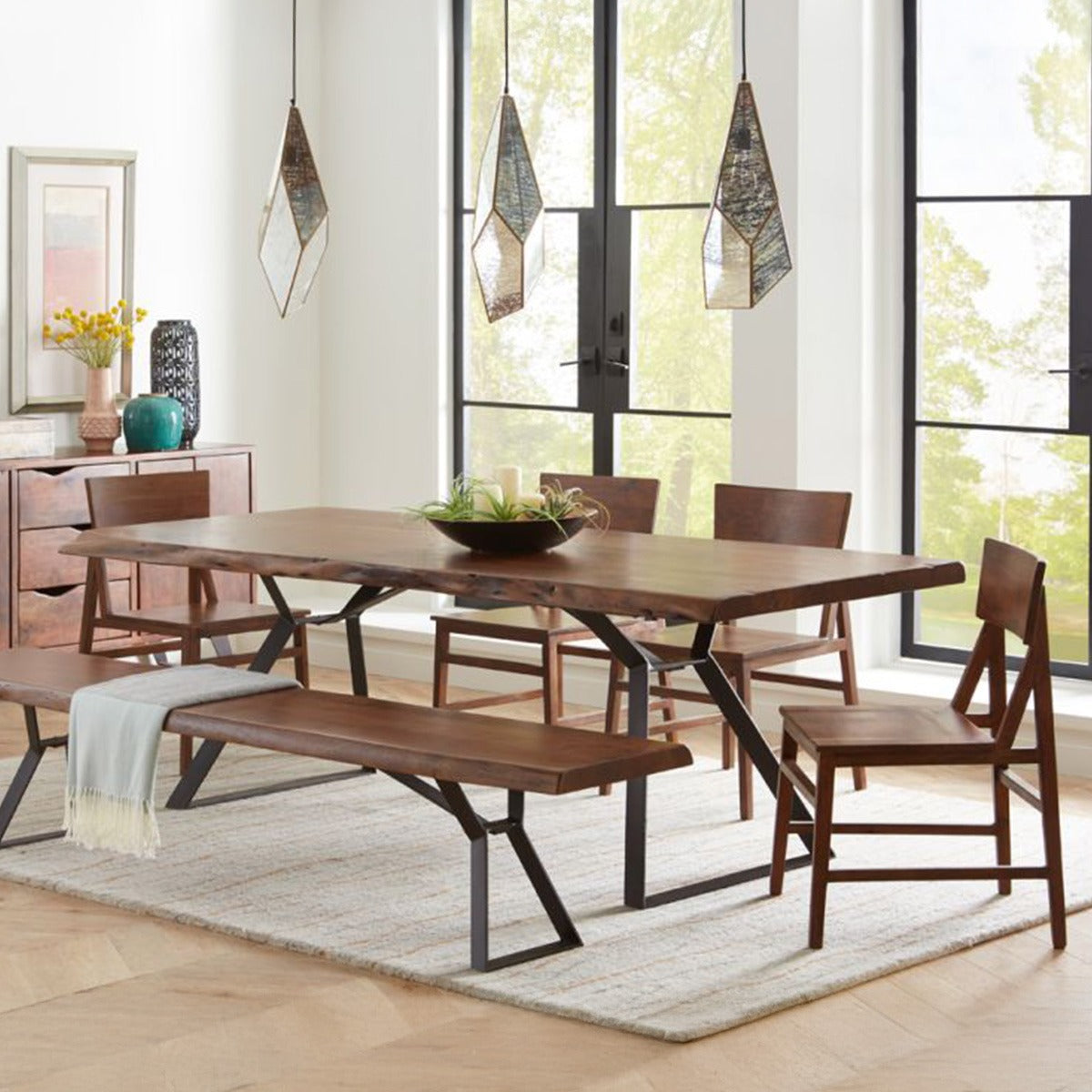 106" Walnut Dining Table
