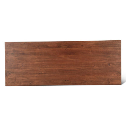 68" Walnut Acacia Wood Gathering Table