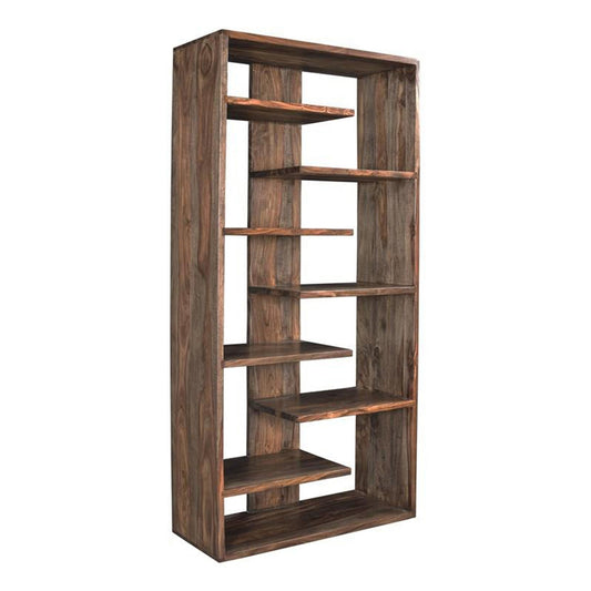 34" Brownstone Sheesham Wood Bookshelf