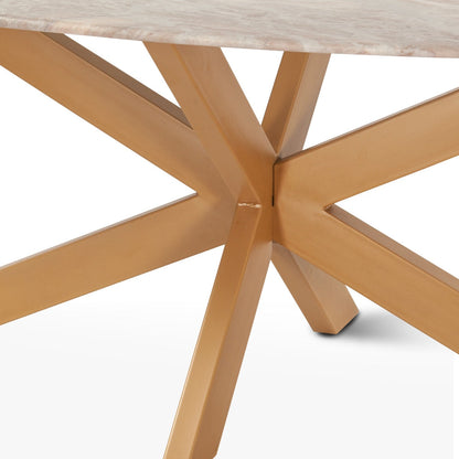 70" Sawar Marble Oval Dining Table